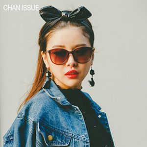 CHAN ISSUE editorial close-up with sunglasses